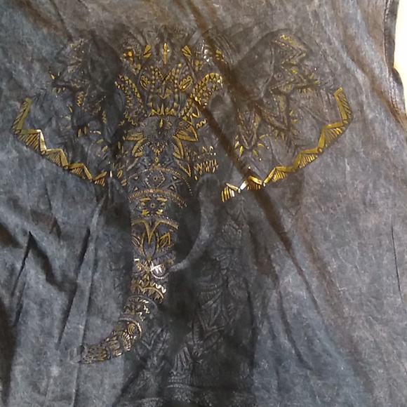 Love Culture Elephant 'Muscle Tee' EUC - Picture 2 of 5